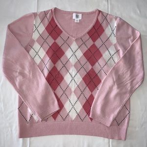 Pink brandy Melville dupe sweater 🌸🤍